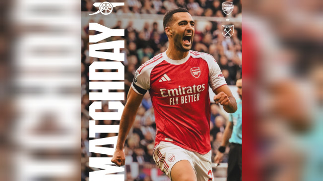 Arsenal vs West Ham. [Instagram]